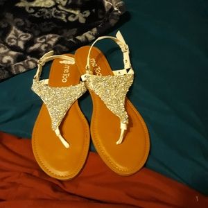 Glitter sandals